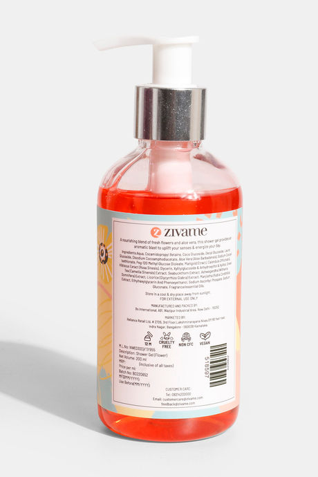 Zivame Refreshing Flower Shower Gel - 200ml — image 2